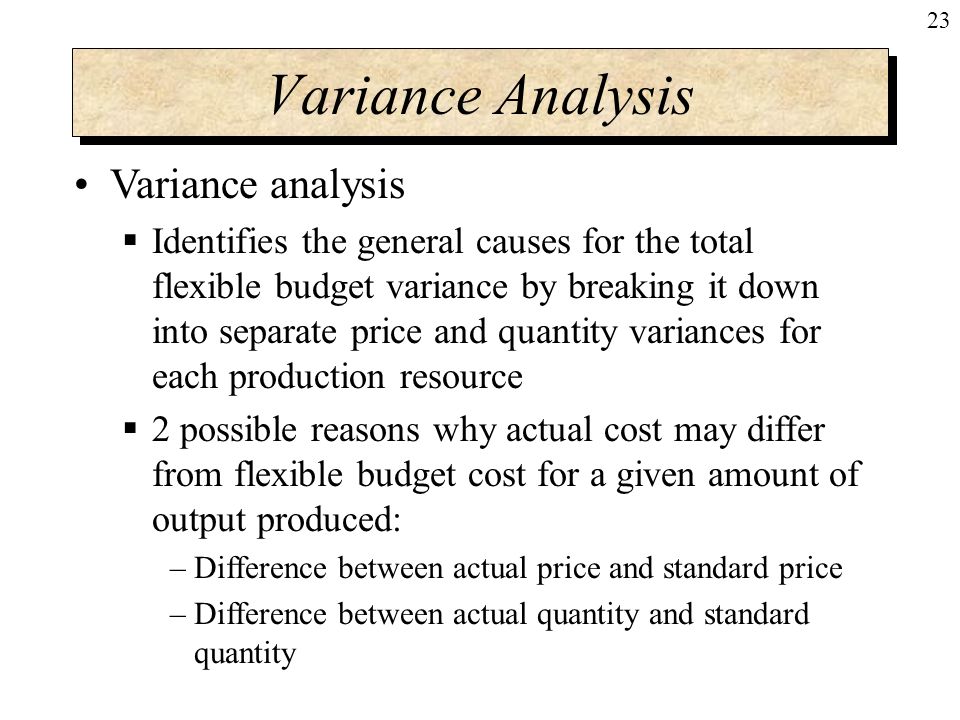 Analysis of Variance
